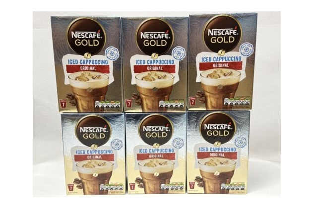 Nescafe Gold Iced Cappuccino Original Instant Coffee, New Recipe, 7 Cups