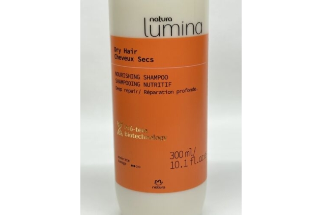 NATURA Lumina Nourishing Shampoo for Dry Hair - 100% Vegan - 300ml