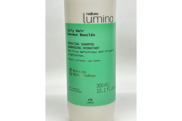 NATURA Lumina Moisturizing Shampoo for Curly Hair 100% Vegan 300ml