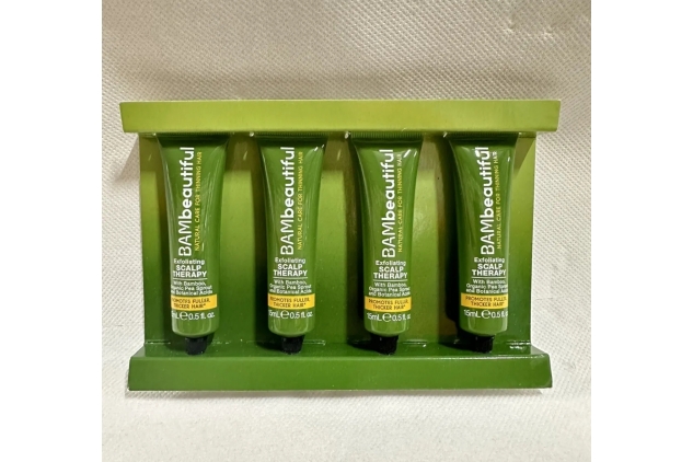 BAMbeautiful Exfoliating Scalp Therapy Set 4 X 15ml