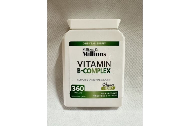 Millions Vitamin B Complex | 360 Tablets | High Strength One a Day Formula