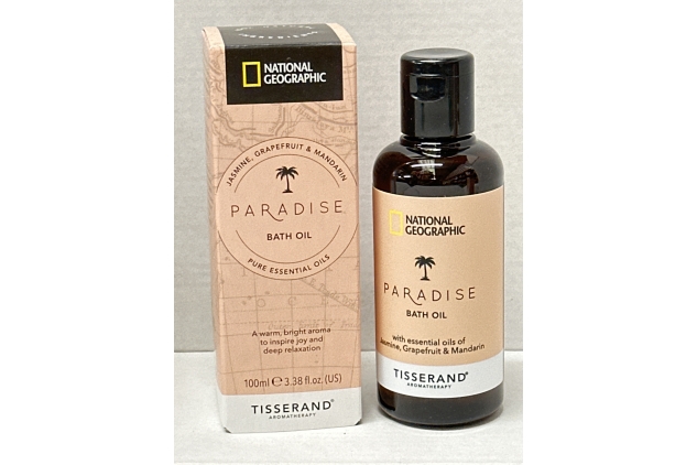 Tisserand National Geographic Paradise Bath Oil 100ml Jasmine Grapefruit