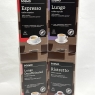 Solimo Nespresso Compatible Coffee Capsules Variety Pack - Lungo/Ristretto/Intenso/Decaf - 80 Pods Total - Best Before Date 23/06/2023