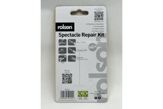 Spectacle Repair Kit Glasses Sunglasses Screw Pads Repair Kit with Spare Screws