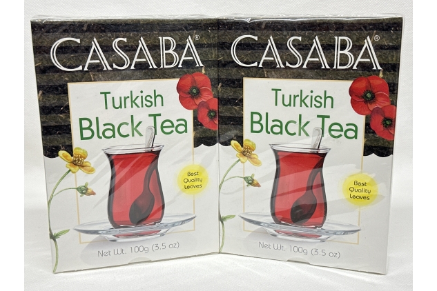 Casaba Turkish Black Tea 2 X 100g Box - BEST BEFORE DATE 22/07/2023