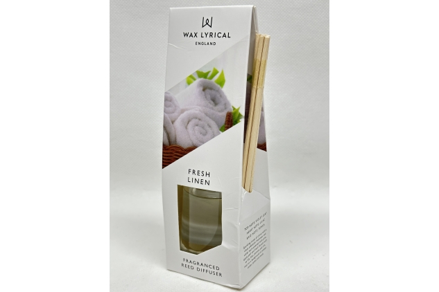 WAX LYRICAL Reed Diffuser 40ml Fresh Linen Fragranced - Pack Of 2