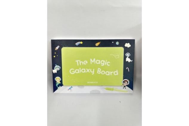 Magic Galaxy Light Drawing Board Green A4 + A5 6 Stencils And 2 Pens Boys Girls