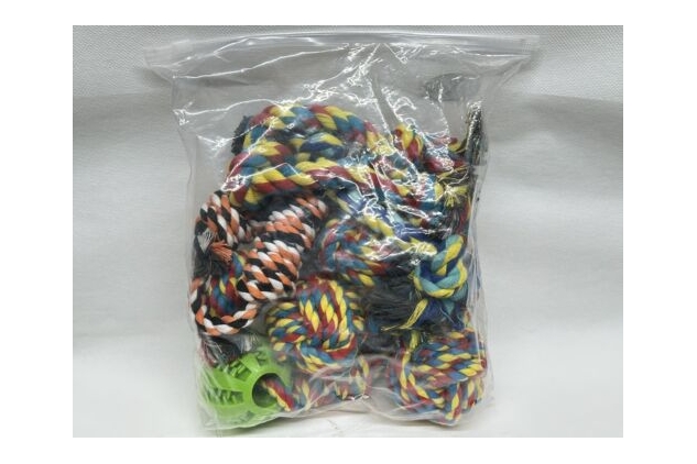 Dog Rope Assorted Tug Toys Safe Cotton Interactive Playing￼ Chewing Training