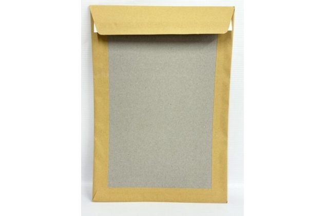 Peel & Seal Brown Boardback Envelopes, Size C4 Manilla, 120 GSM, 125 Pack