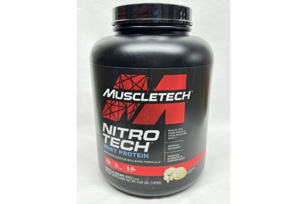 Muscletech Nitro-tech, Whey Isolate + Lean Muscle Builder, Protein