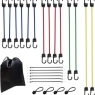 Bungee Straps Cords Assorted Lengths 24 Pack Camping Luggage Furniture
