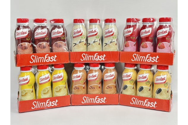 SlimFast Variety Pack Ready To Drink Meal Replacement Shakes 36 X