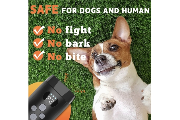 Anti Barking Device, Ultrasonic Dog Deterrent Devices, Automatic Stop Barking, Rechargeable Bark Device with LED Light, Pet Gentle Bark Deterrent Devices for Large Medium Small Dog