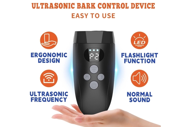 Anti Barking Device, Ultrasonic Dog Deterrent Devices, Automatic Stop Barking, Rechargeable Bark Device with LED Light, Pet Gentle Bark Deterrent Devices for Large Medium Small Dog