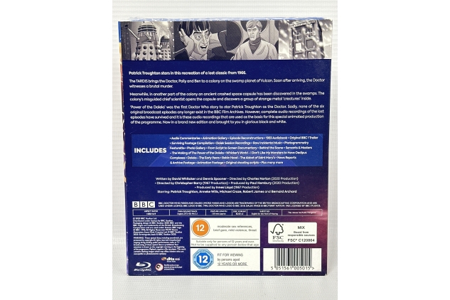 Doctor Who - The Power Of The Daleks [Blu-ray] [2020] SPECIAL EDITION - New & Sealed - Ideal Gift