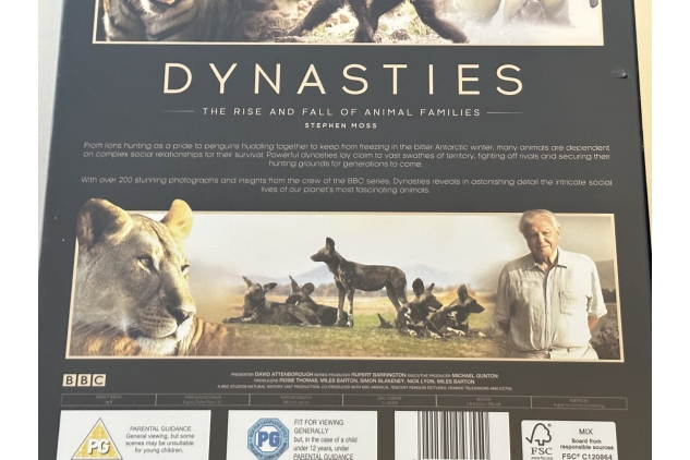 Dynasties DVD & Book Gift Set [Amazon Exclusive] [2018] NEW - Great Gift Idea Present