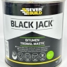 Everbuild 903 Black Bitumen Trowel Mastic 2 X 1L Roof Sealing & Filling