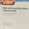 Vax Genuine S86-SF-B S86-SF-C S86-SF-P S86-SF-T Steam Cleaner Mop Hook and Loop Microfibre Cleaning Pad Covers (Pack of 2)