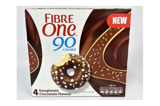 Fibre One 90 Calorie Doughnuts Mixed Variety Pack Chocolate & Strawberry 64 Total | Best Before Date 12/11/2023