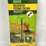 Gardman Decorative Bird Feeding Station, Easy Assembly 5 Hooks, Food Tray & Bowl