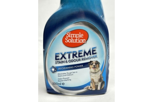 Simple Solution Extreme Tough Stain & Odour Remover For Dogs 500ml Trigger Spray