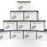 StorePAK Office Archive/Storage Cardboard Boxes & Lids Pack of 10. Good for Office, Home Storage & Moving House white & Grey