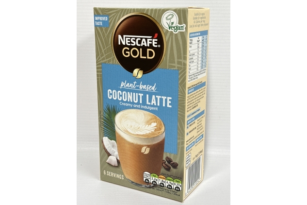 Nescafe Gold Non-Dairy Coconut Latte Instant Coffee Vegan Drink 6 X 6 Sachet = 36 Servings | Best Before Date 30/04/2024