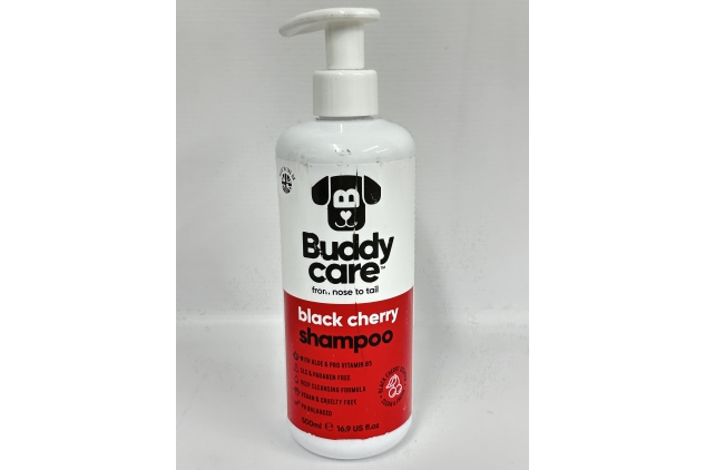 Dog Shampoo by Buddycare Black Cherry Shampoo 3 X 500ml Pump Bottle SEE PHOTOS