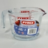 PYREX Clear Measuring Jug set of 3 - Mixing Jug Kitchen Cooking 0.25L, 0.5L & 1L