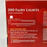 Indoor Traditional Fairy Lights 200 Clear Static Function Warm White Decoration