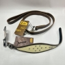 Dingo Waldemar Rutowski Soft Soft Leather Size M Set Dog Collar + Classic Leash