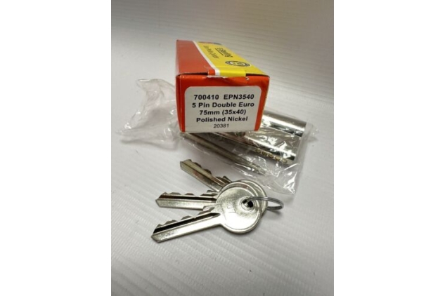 Sterling Euro Profile Lock 5 Pin Cylinder With Thumbturn 35 X 40 With 3 Keys