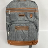 BILLITON MASHI Baby Changing Bag Backpack Grey & Brown Insulated/Waterproof