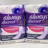 Always Discreet Maxi Night Incontinence Panty Liners, 2 X 6 Pads