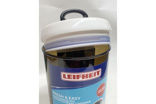 Leifheit Coffee Storage Container Keeps Contents Fresh, Airtight Seal 1.4 Litre