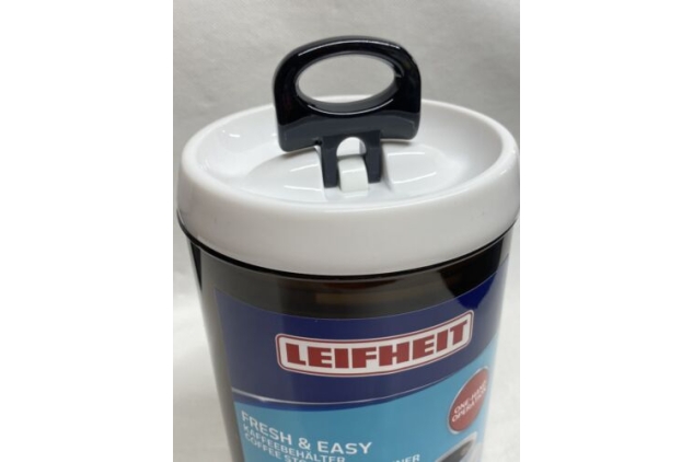 Leifheit Coffee Storage Container Keeps Contents Fresh, Airtight Seal 1.4 Litre