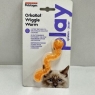 Petstages Orkakat Catnip Infused Wiggle Worm Cat Toy Orange