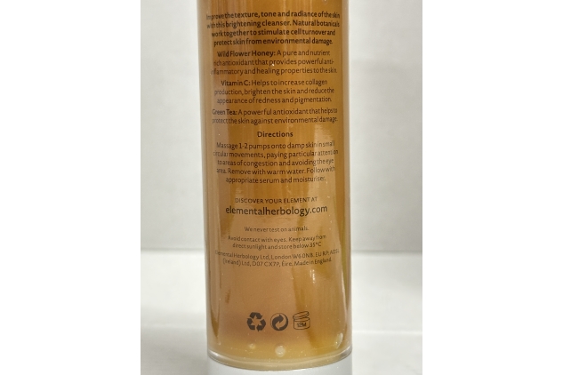 Elemental Herbology Radiance & Vitality Vital Cleanse Facial Cleaner 100ml