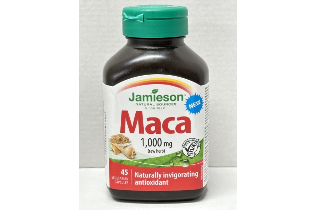 JAMIESON MACA Extract 1000mg 45 Capsules Naturally Invigorating Antioxidant