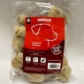 CLASSIC Rawhide Dog Chews Natural Snacks Handmade Treats Knot Bone 10 Pack Size Small Pack