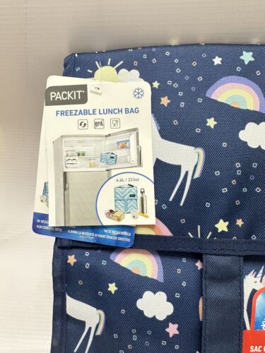 Packit Unicorn Sky Freezable Lunch Bag with Zip Closure
