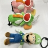 Supermario Mario Bros Luigi & Yoshi  3 X Plush Pram Attachments