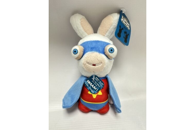 The Lapins Cretins Raving Lapins Cretins Rabbit Super Hero 070702 Talking Plush