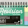 Silvine Luxpad Revision A6 Flash Cards - Lined (48 Cards) Assorted Colour Pages