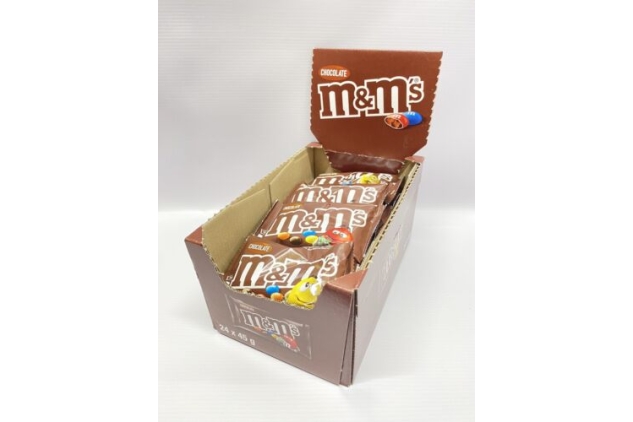 M&M's Chocolate Bulk Box, Movie Night Snacks, 24 Packs of 45g on OnBuy