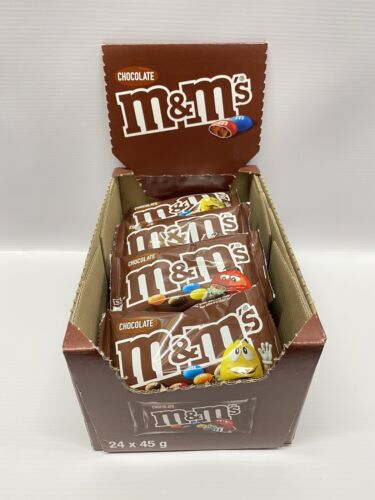 M&M's Chocolate Bulk Box, Movie Night Snacks, 24 Packs of 45g on OnBuy