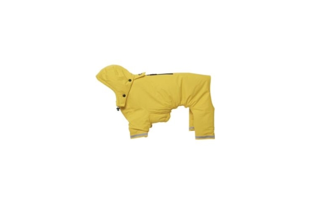 Buster Aqua Rain Dog Coat Winter Coat Size Small Yellow Waterproof Durable