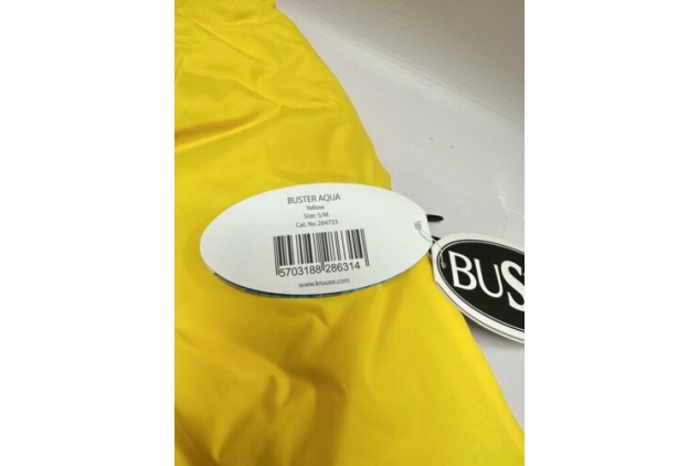 Buster Aqua Rain Dog Coat Winter Coat Size Small Yellow Waterproof Durable