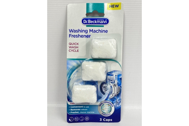 Dr. Beckmann Washing Machine Freshener Tabs | Quick in-between cleaning | 3 Tabs