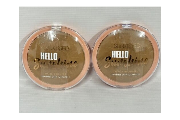 Sunkissed Hello Sunshine Matte Bronzer, 21g (Pack Of 2)